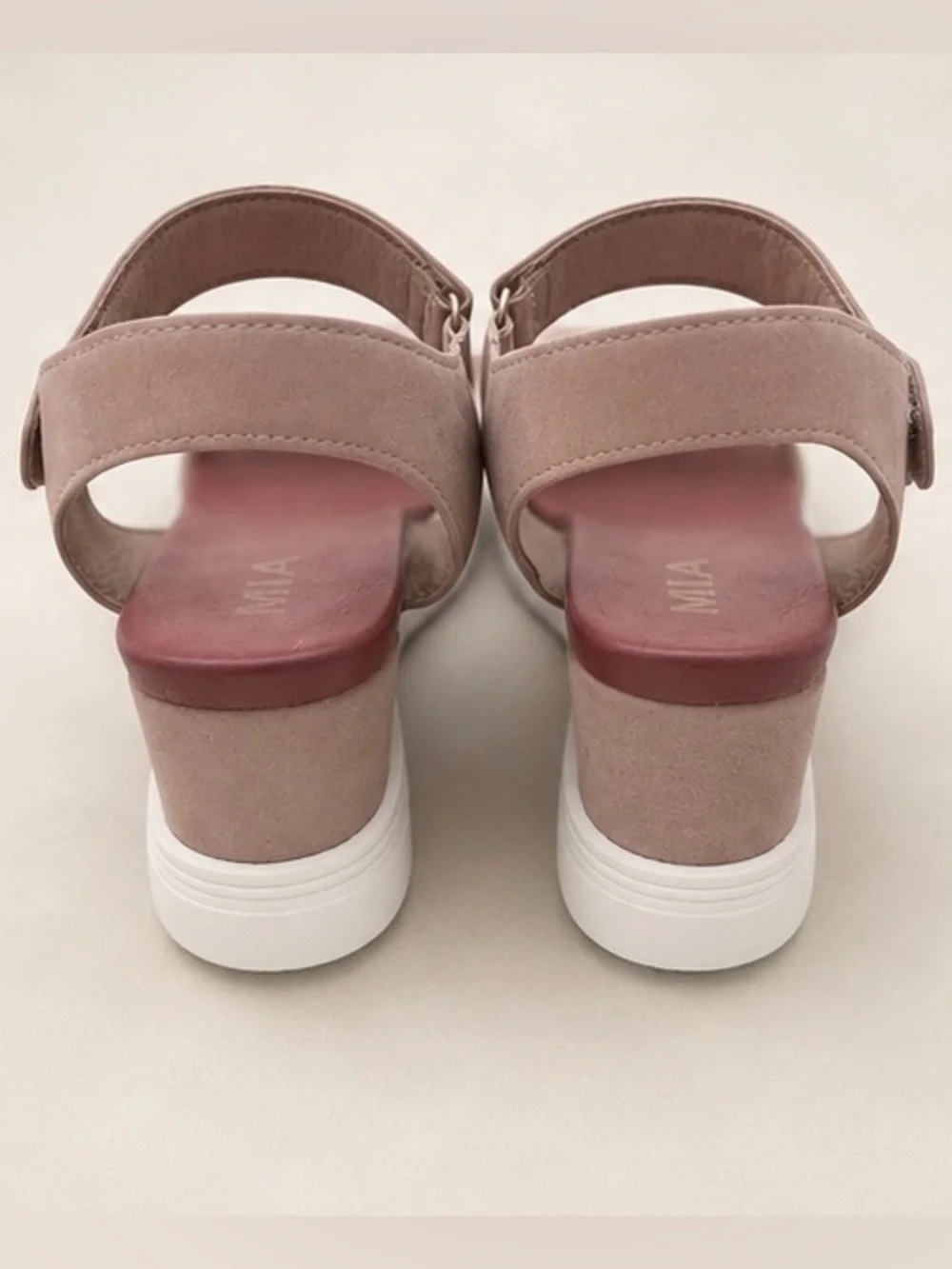 MIA Women's Taupe Neutral Sandals